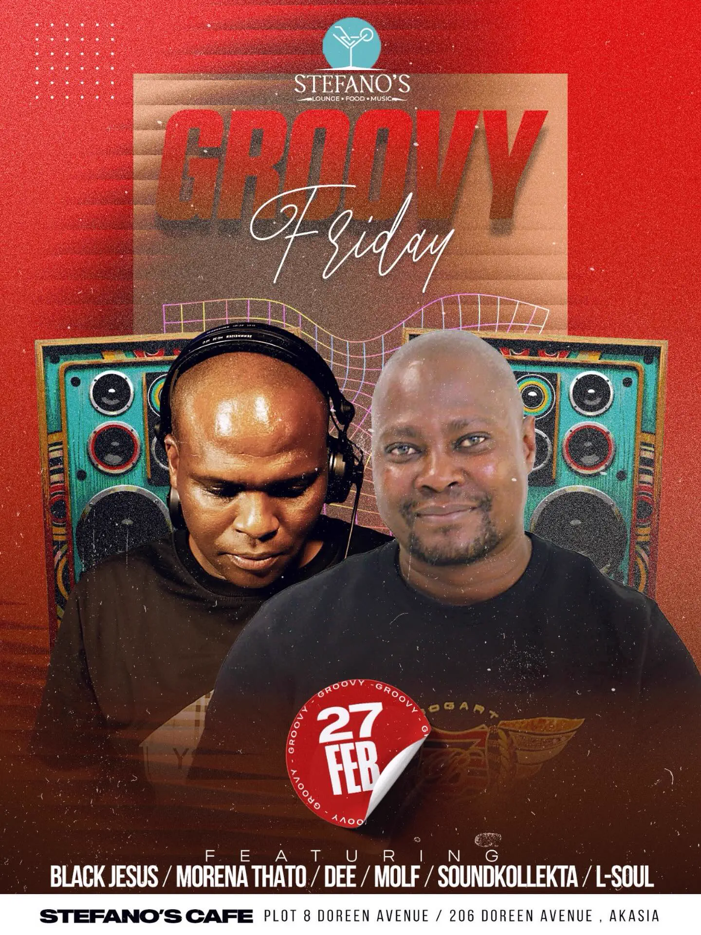 Groovy Friday event at Stefano's Cafe Akasia
